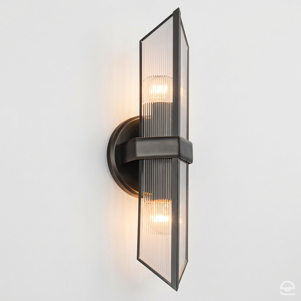 Kinkiet Cairo - 2 źródła światła - Miejski brąz, Alora