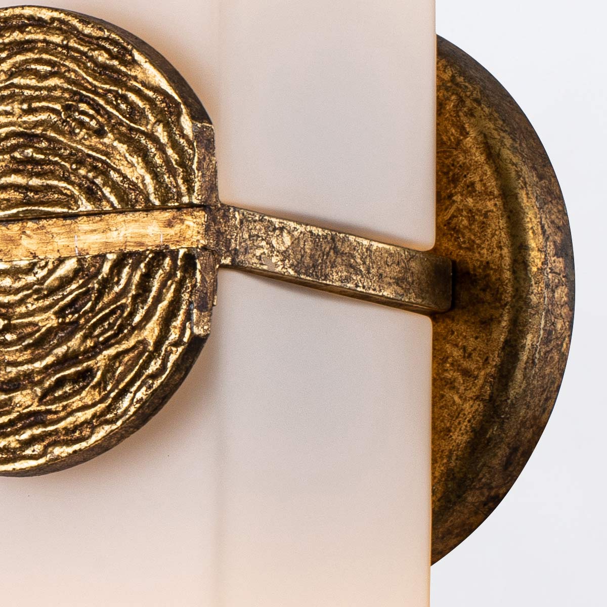 Kinkiet Elan - 2 źródła światła - Płatkowe złoto, Quintiesse - ePlafoniera.pl