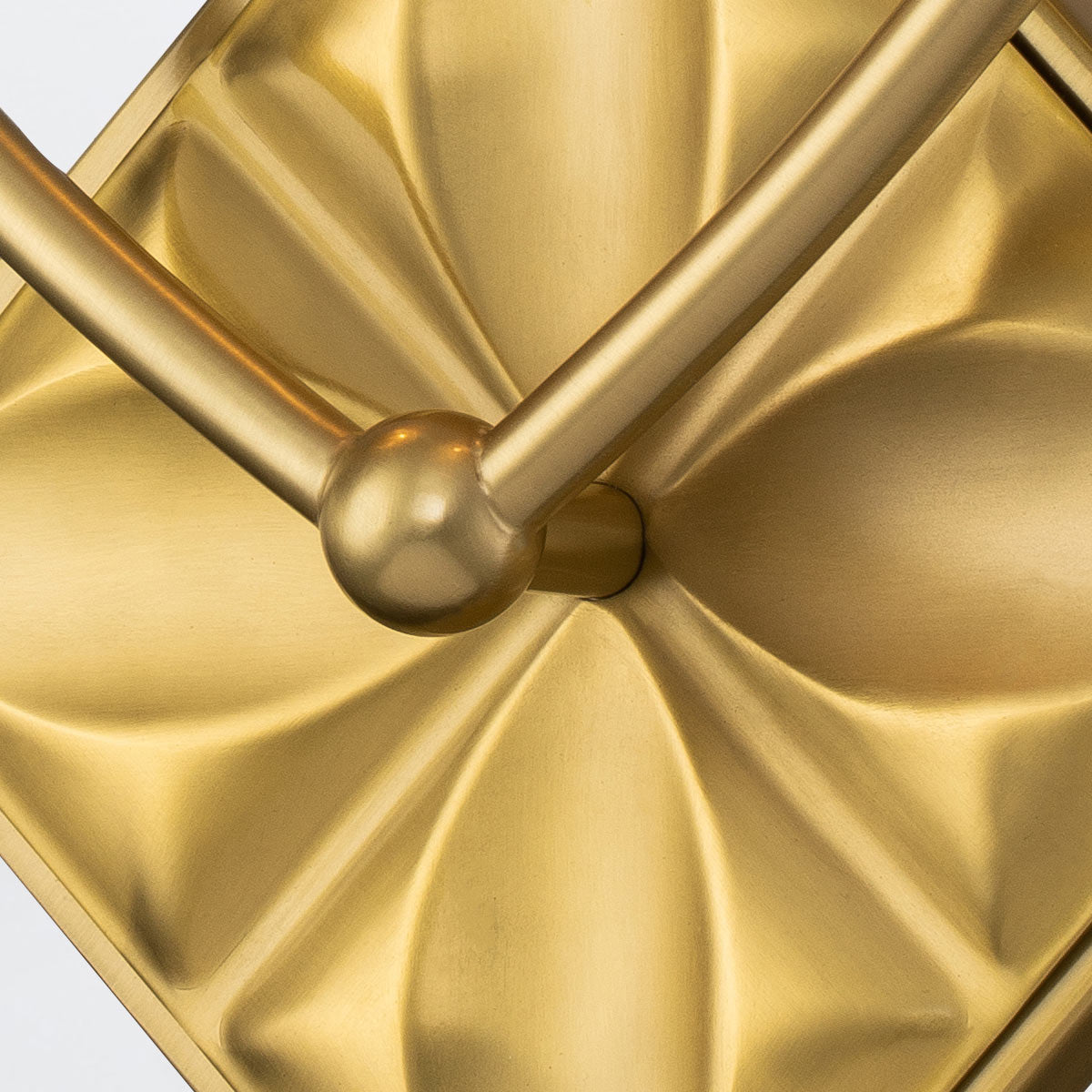 Kinkiet Epsilon - 2 źródła światła - Postarzany mosiądz, Quintiesse - ePlafoniera.pl