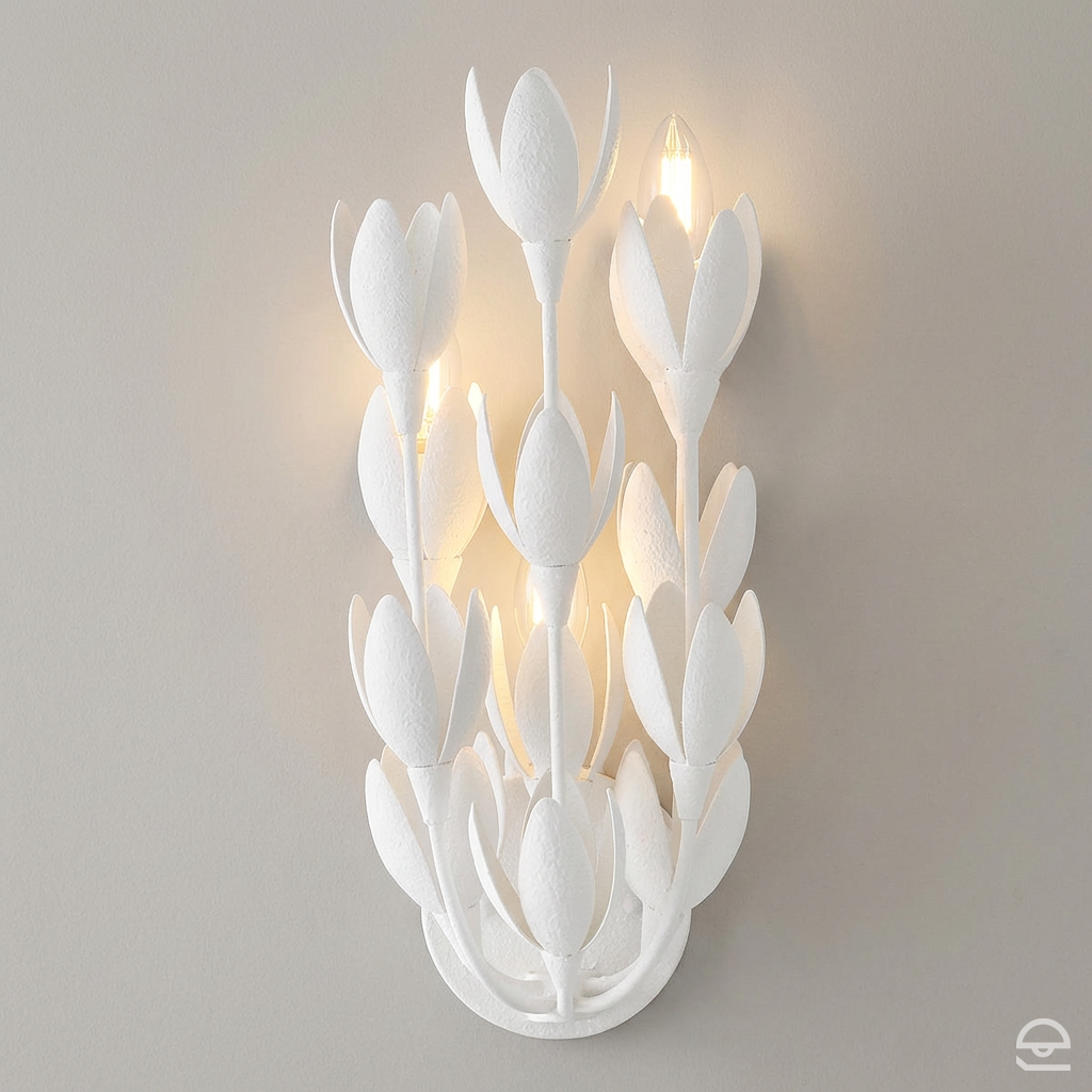 Kinkiet Flora - 3 źródła światła - Tynk strukturalny, Hinkley