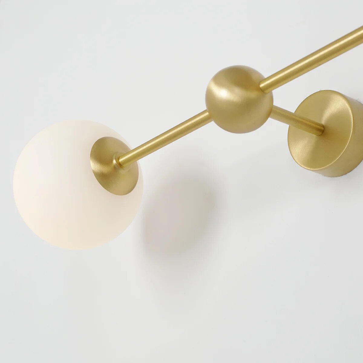 Kinkiet glamour White Pearl 2 Brass S - Aldex (1113D40) 59cm