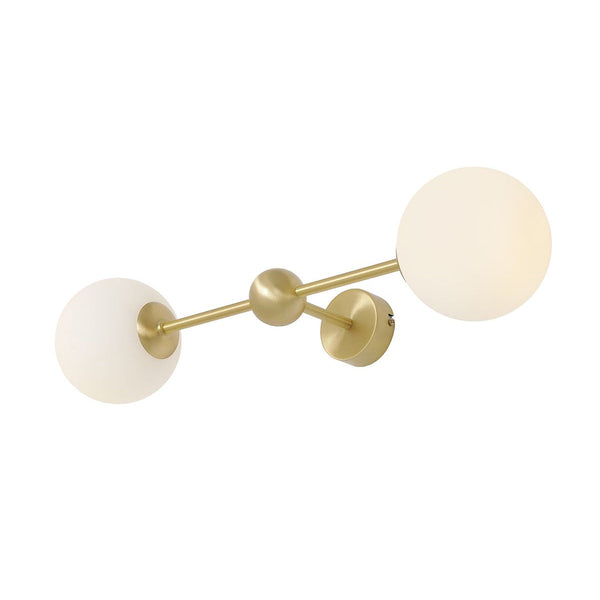 Kinkiet glamour White Pearl 2 Brass S - Aldex (1113D40) 59cm