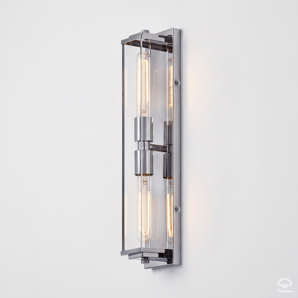 Kinkiet Henri - 2 źródła światła - Polerowany chrom, Hinkley