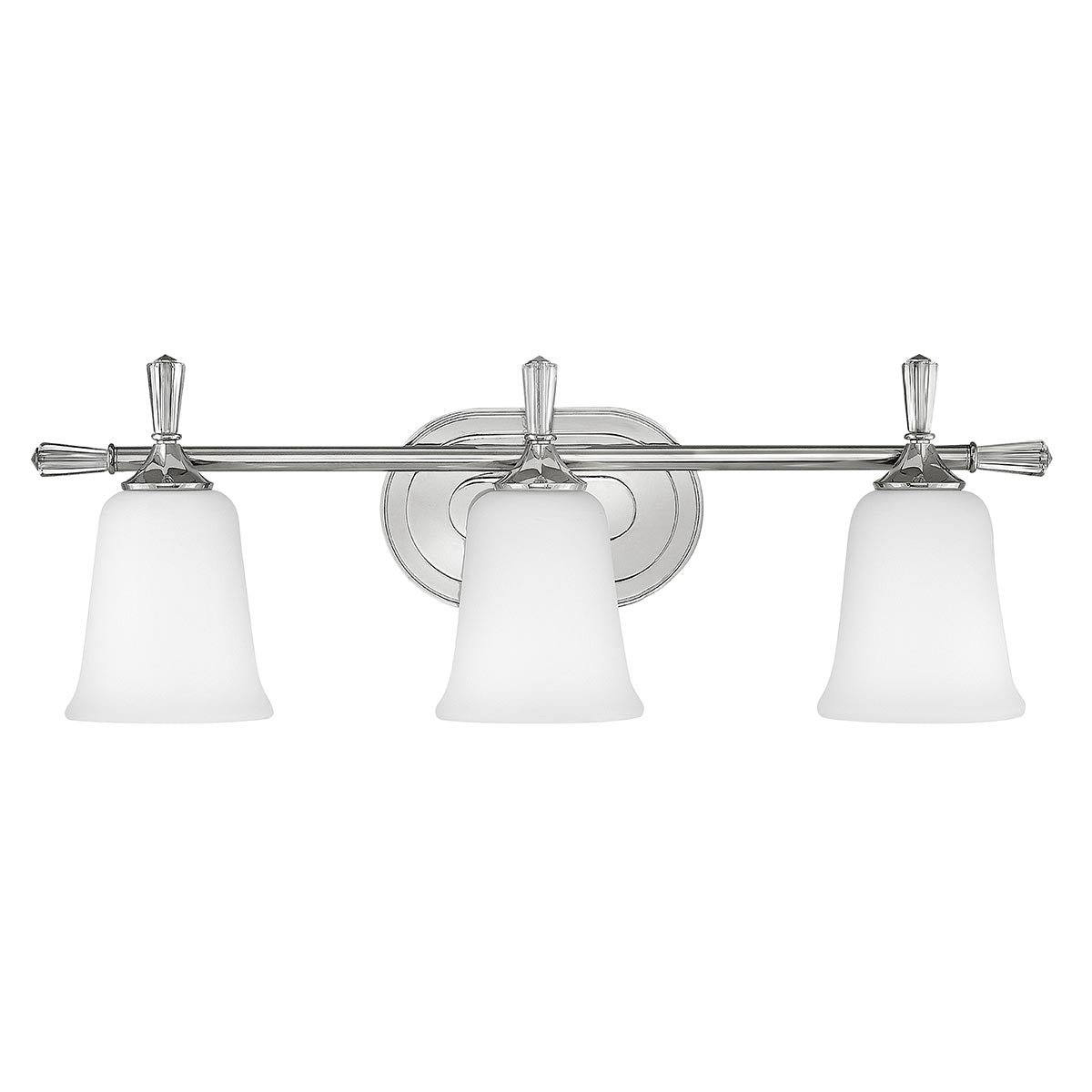 Kinkiet łazienkowy 3000K (szkło, chrom, G9 3x4W) lampa do łazienki, Hinkley (Blythe)
