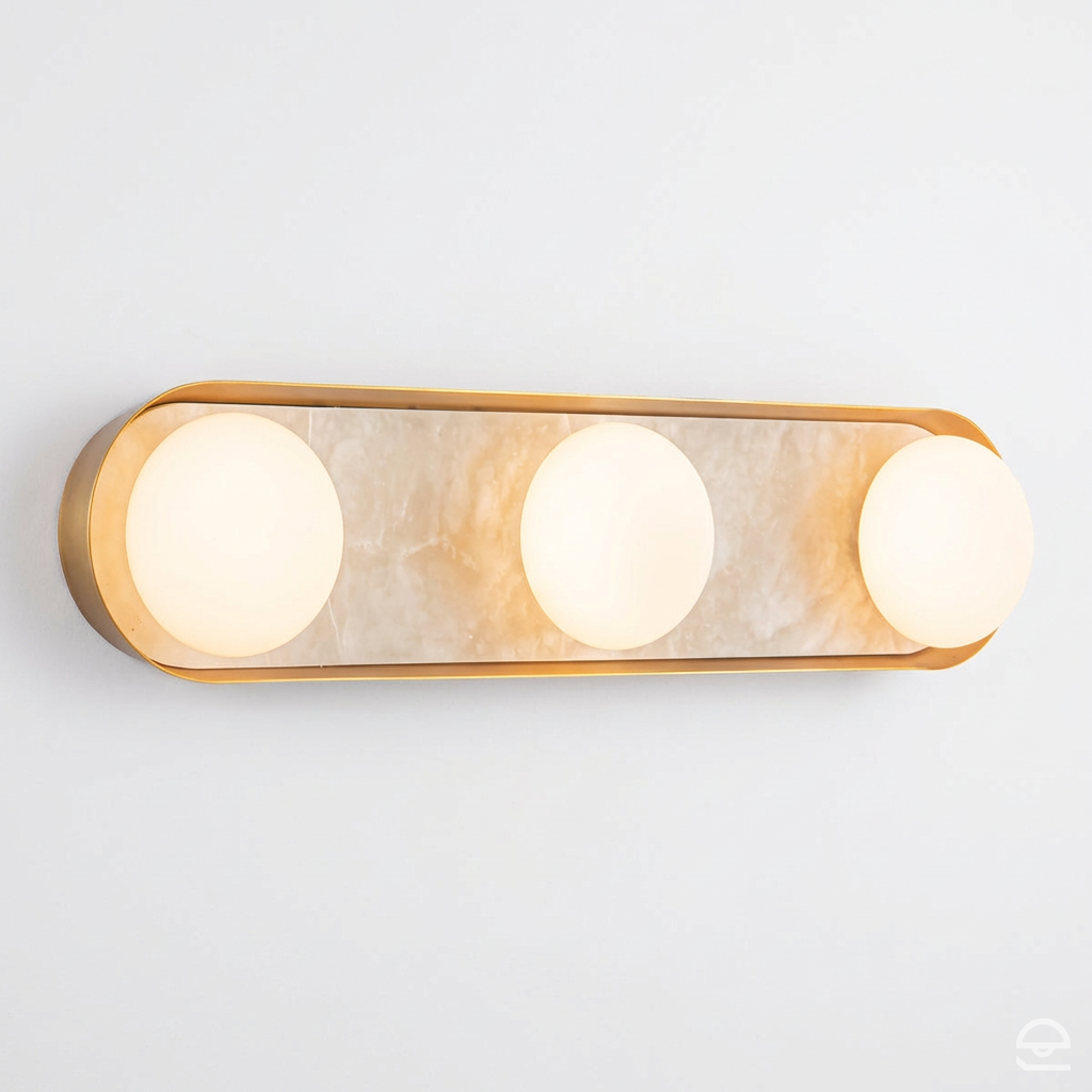 Kinkiet LED Alonso - Vintage mosiądz, Alora