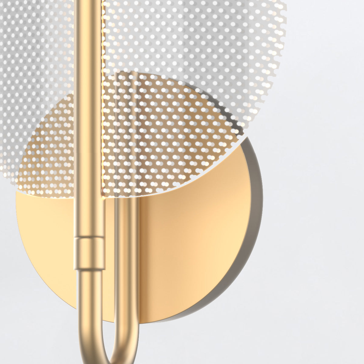 Kinkiet LED Floriana - Naturalny mosiądz, Alora - ePlafoniera.pl