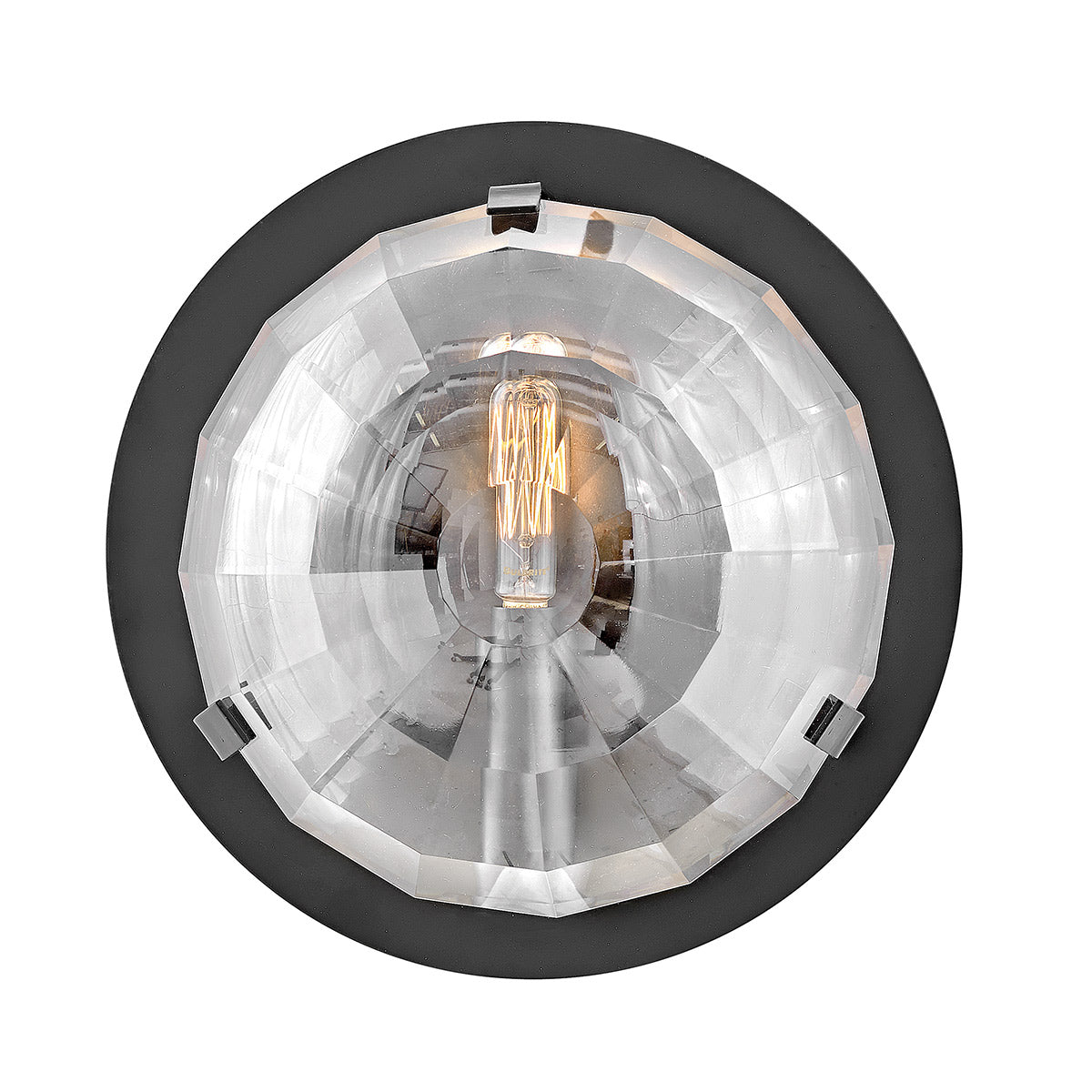 Kinkiet Leo - 1 źródło światła - Czarny, Hinkley - ePlafoniera.pl