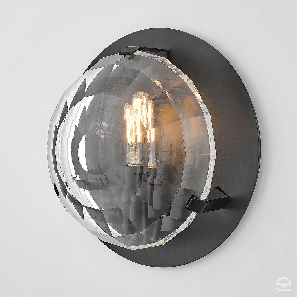 Kinkiet Leo - 1 źródło światła - Czarny, Hinkley