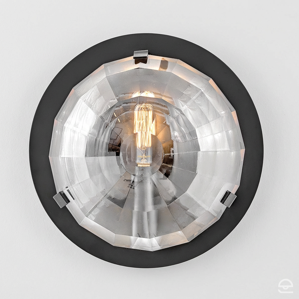 Kinkiet Leo - 1 źródło światła - Czarny, Hinkley