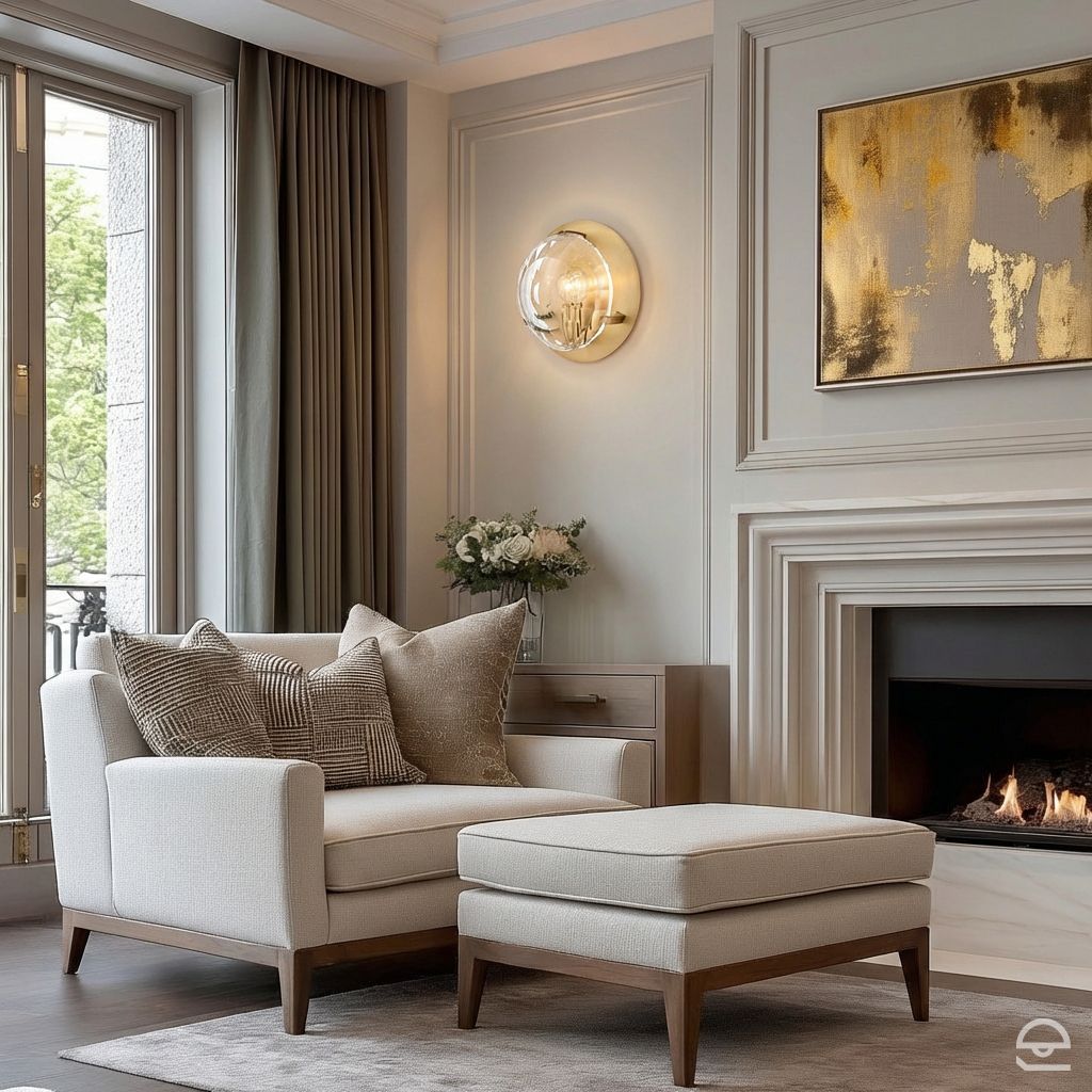 Kinkiet Leo - 1 źródło światła - Klasyczny mosiądz, Hinkley