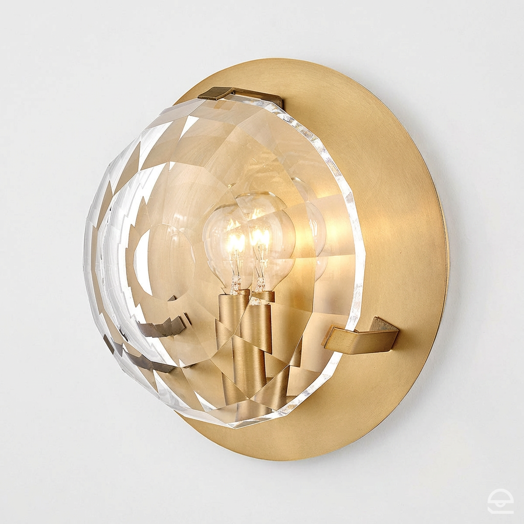 Kinkiet Leo - 1 źródło światła - Klasyczny mosiądz, Hinkley