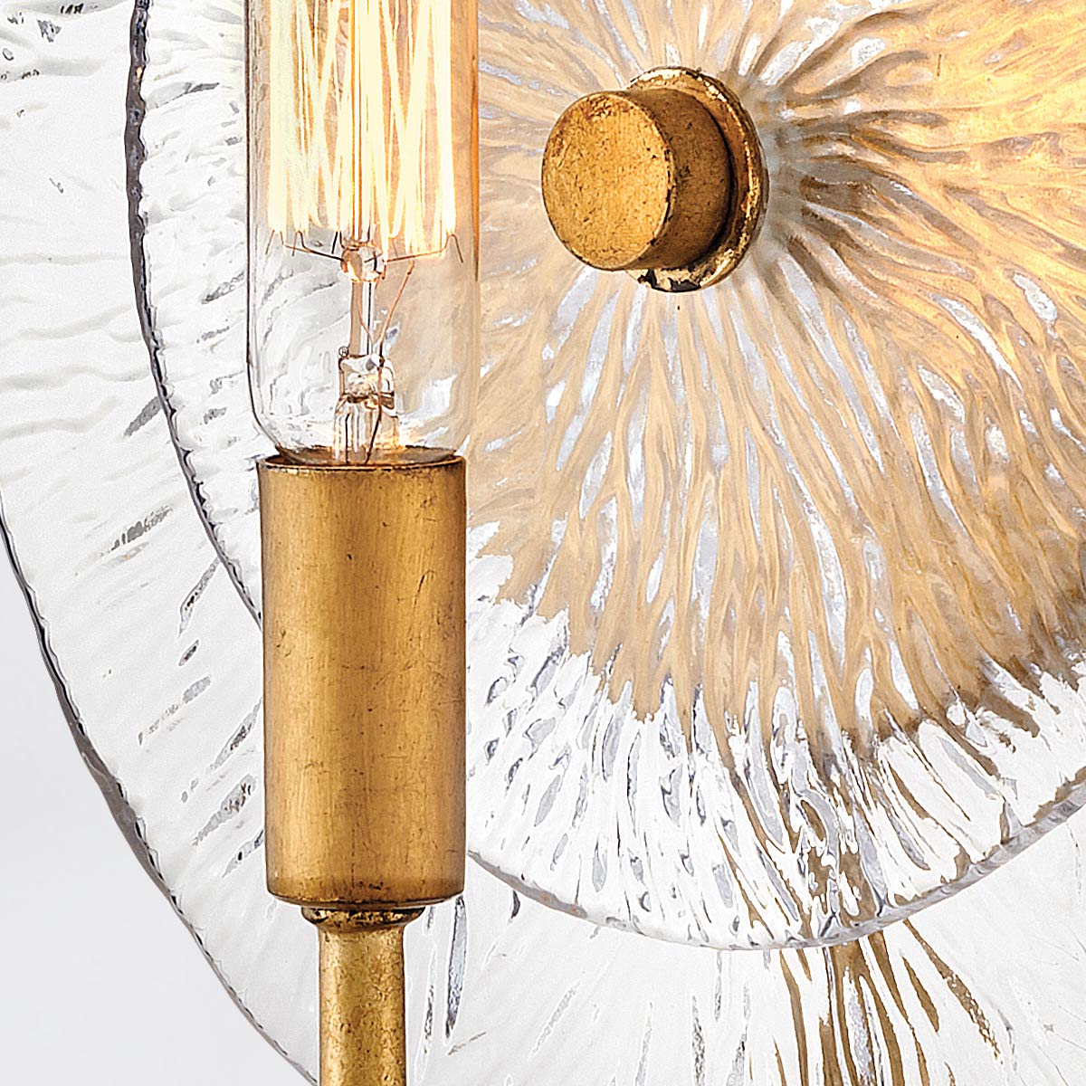 Kinkiet Rene - 1 źródło światła - Przecierany mosiądz, Hinkley - ePlafoniera.pl