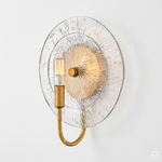 Kinkiet Rene - 1 źródło światła - Przecierany mosiądz, Hinkley