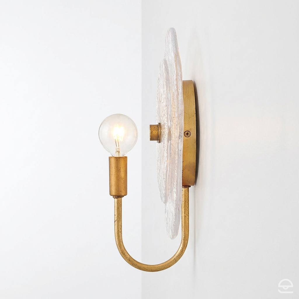 Kinkiet Rene - 1 źródło światła - Przecierany mosiądz, Hinkley