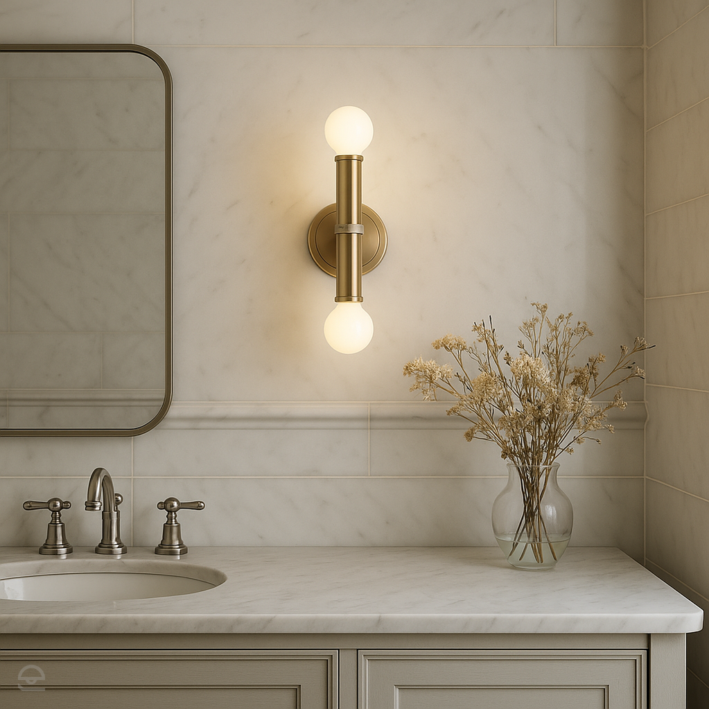 Kinkiet do łazienki Torche - Szampański brąz / IP44