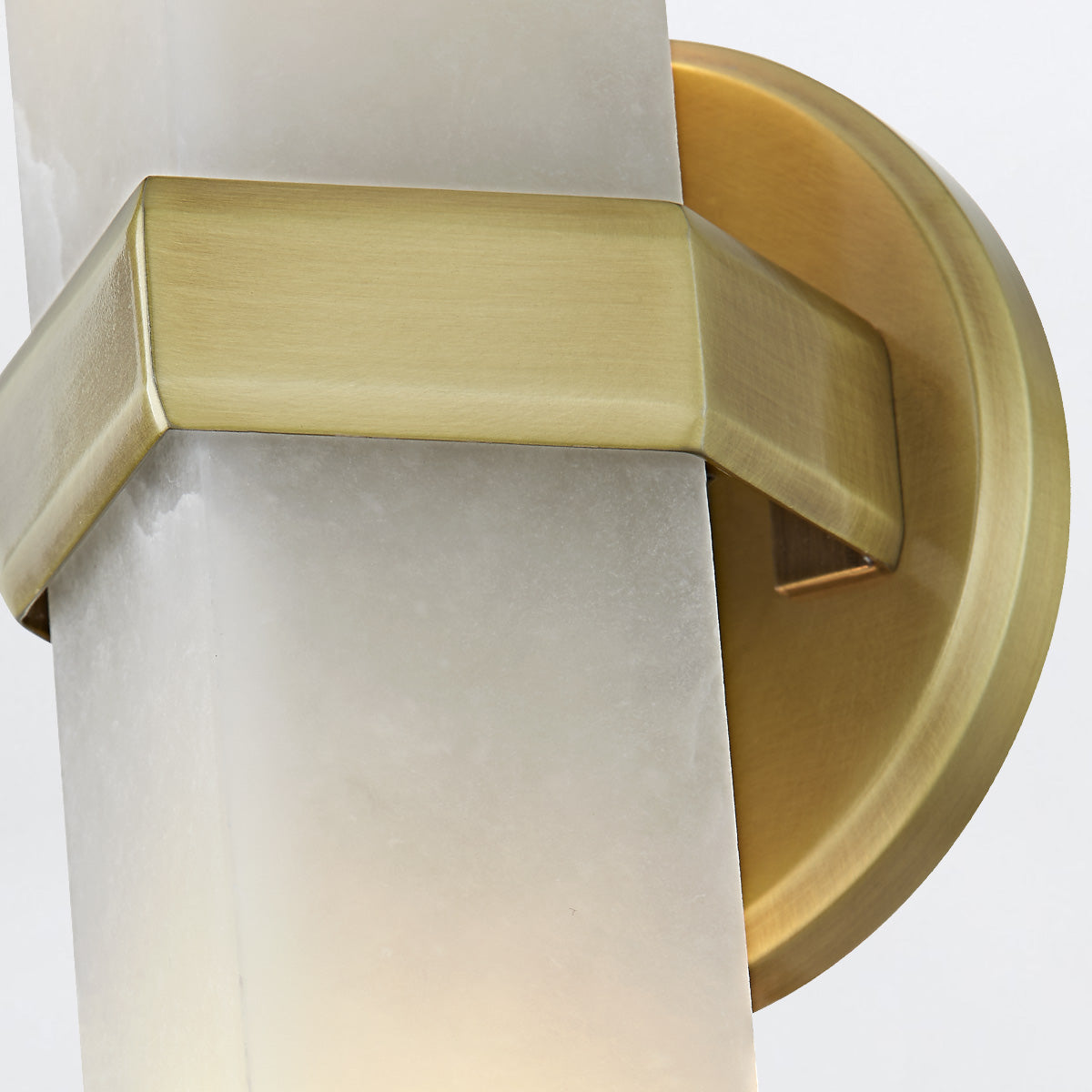 Kinkiet Valencia - 2 źródła światła - Vintage mosiądz, Alora - ePlafoniera.pl