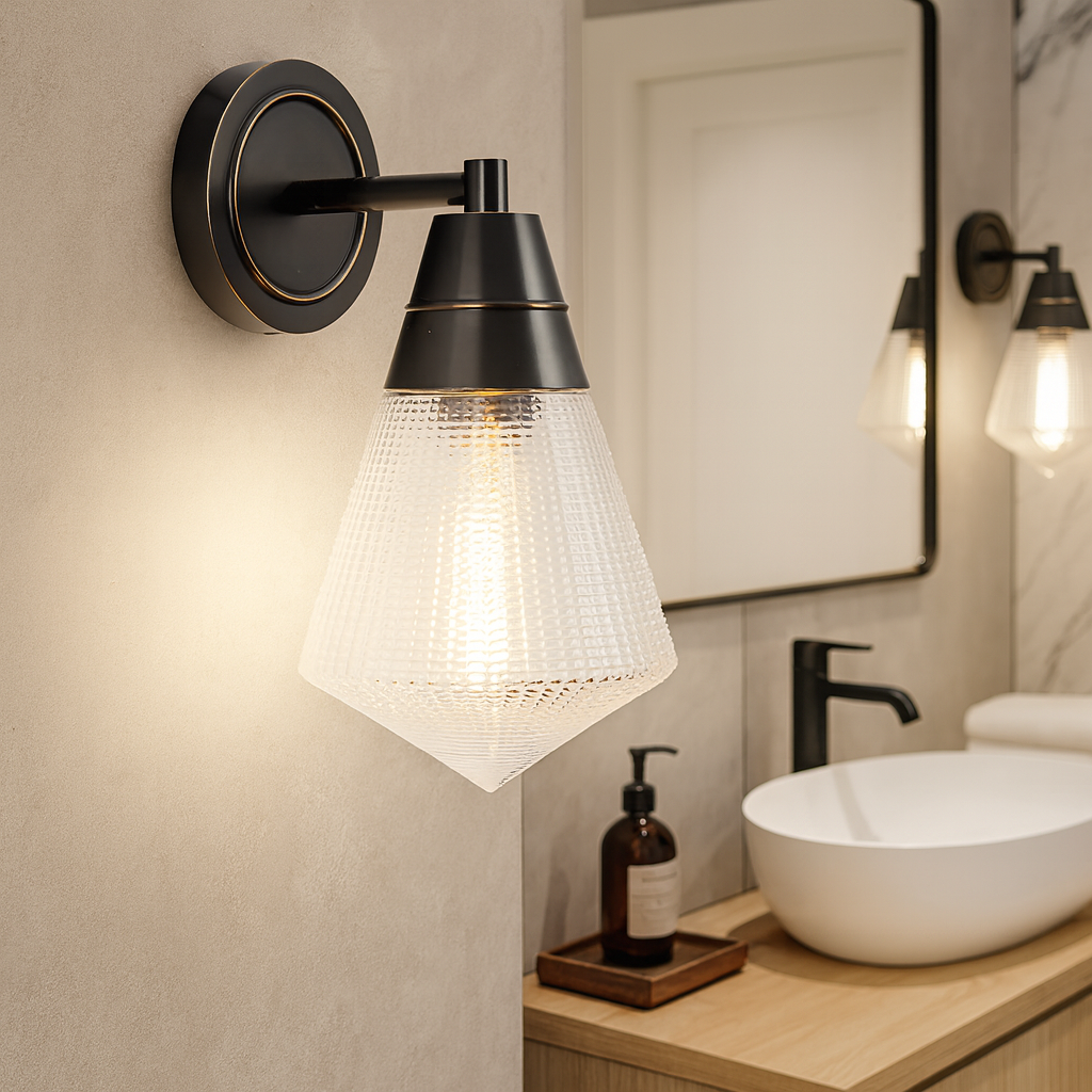 Kinkiet Willard - 1 źródło światła - Miejski brąz, Alora