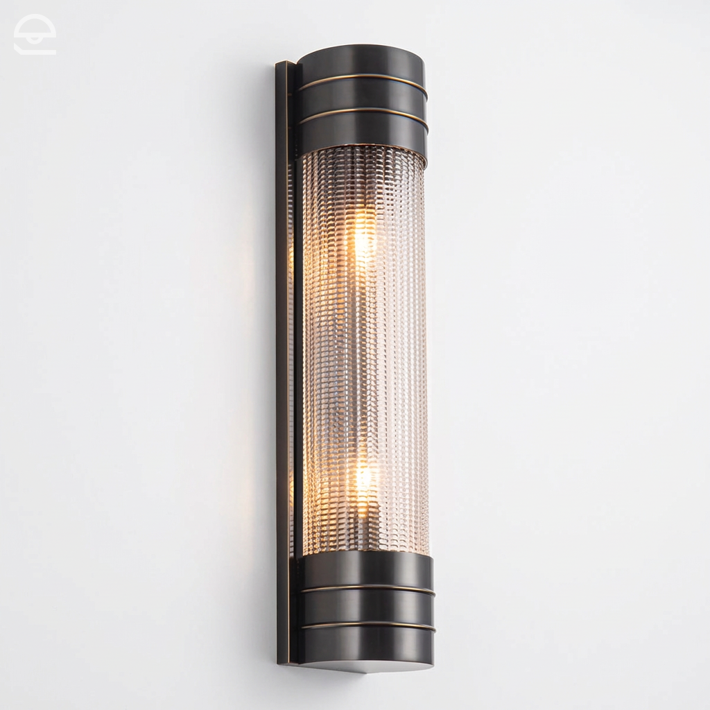 Kinkiet Willard - 2 źródła światła - Miejski brąz, Alora