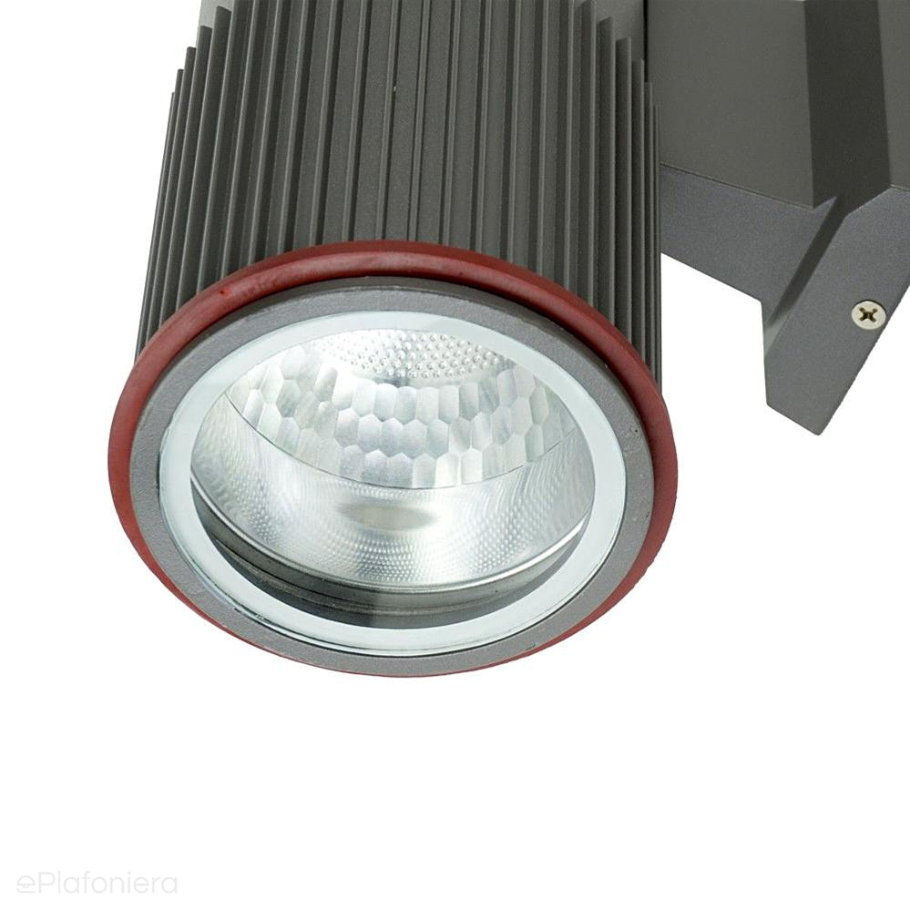 Kinkiet zewnętrzny grafit (tuba spot 31,5cm, 2x E27) lampa na zewnątrz, SU-MA (Adela) 9001
