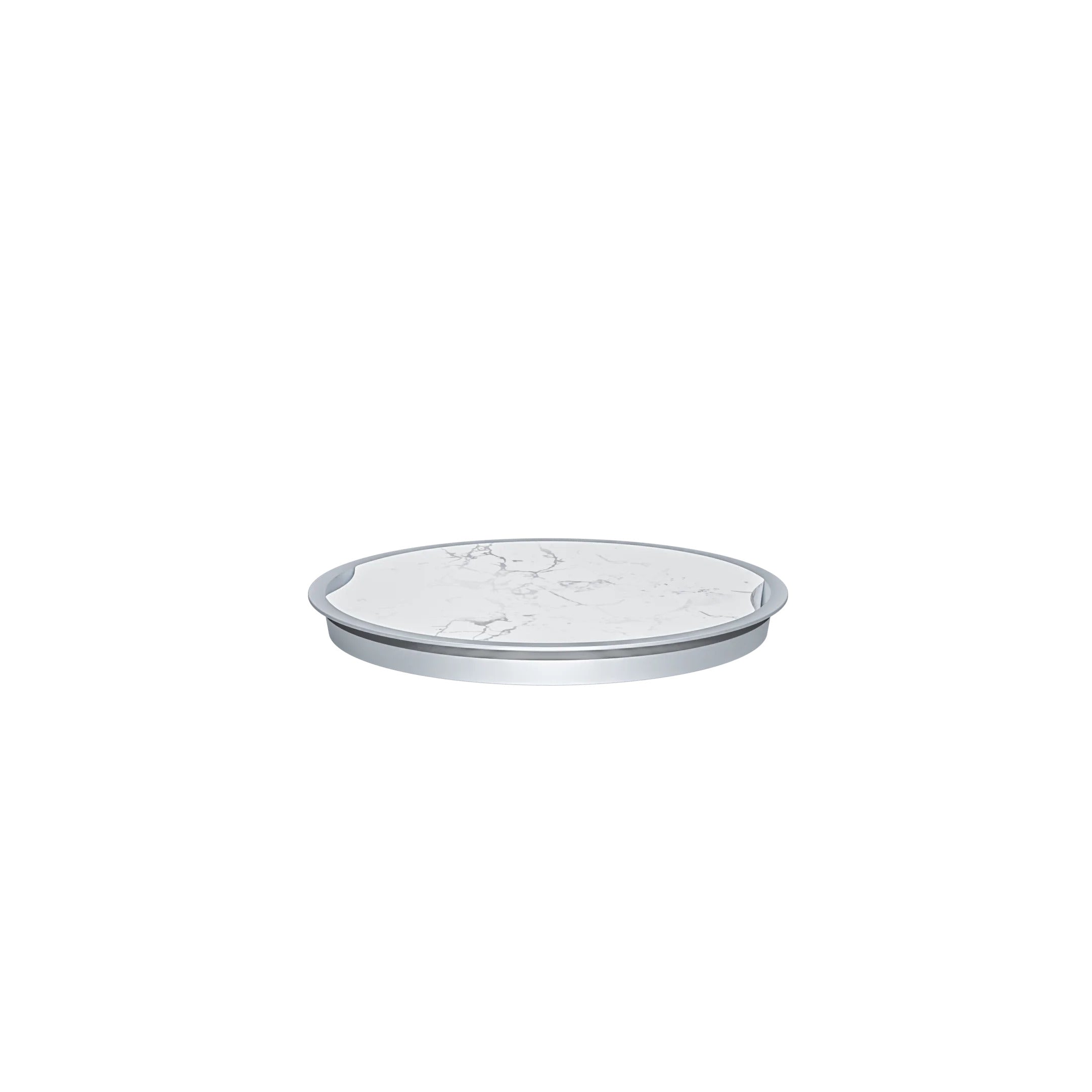 Koodu Sphere Marble Top Brushed silver - szczotkowane srebro