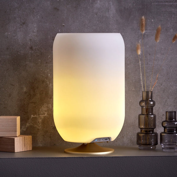 Kooduu Atmos lampa LED cooler z głośnikiem Bluetooth (Brass)