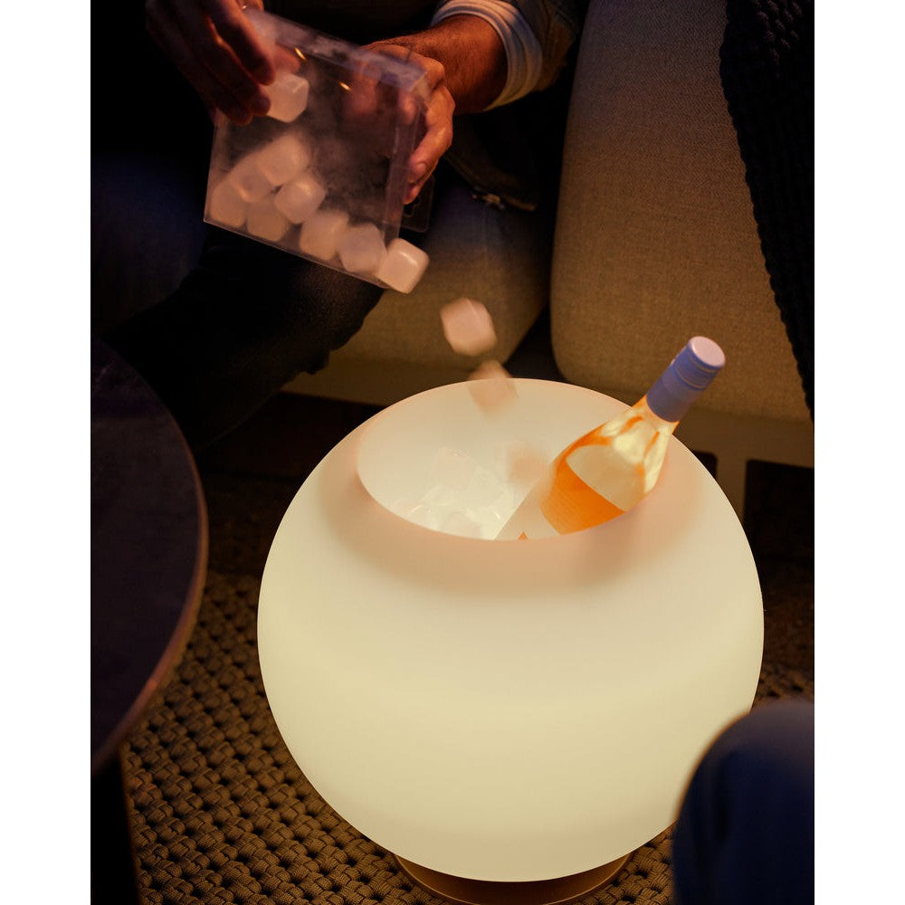 Kooduu Sphere lampa LED cooler z głośnikiem Bluetooth (Brass)