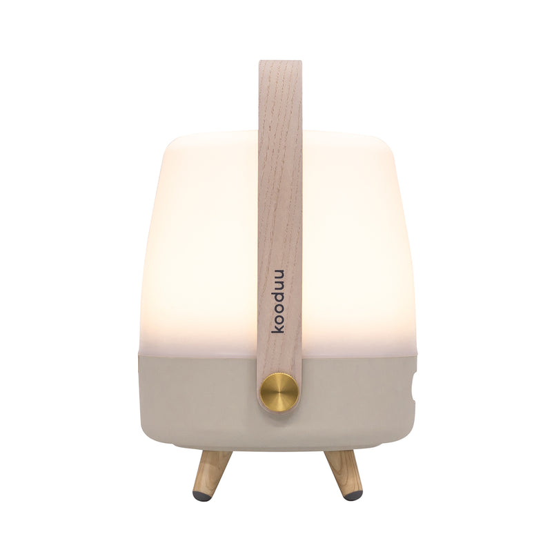 Bezprzewodowa lampa z głośnikiem JBL Kooduu Lite-up Play - Sand
