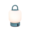 Kooduu - Niebieska przenośna lampa stołowa LED Loome Smokey Teal