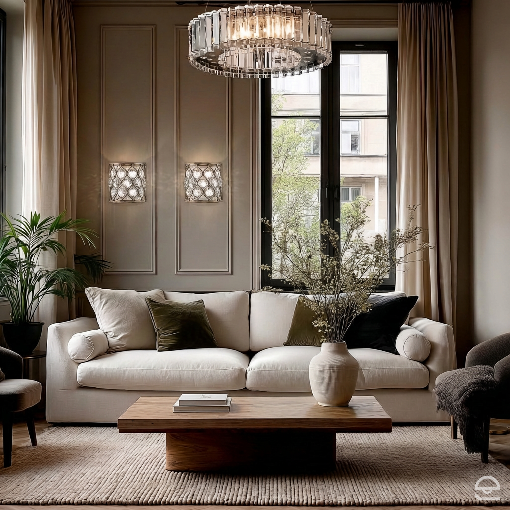 Kryształowa lampa ścienna, ręcznie malowana (oksydowane srebro) do sypialni salonu (1xE14) Feiss (lucia