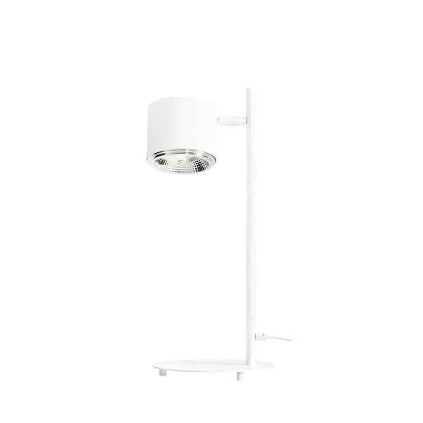 Biała lampa biurkowa Bot - Aldex, spot (regulowana, ustawna 1xAR111) 1046B