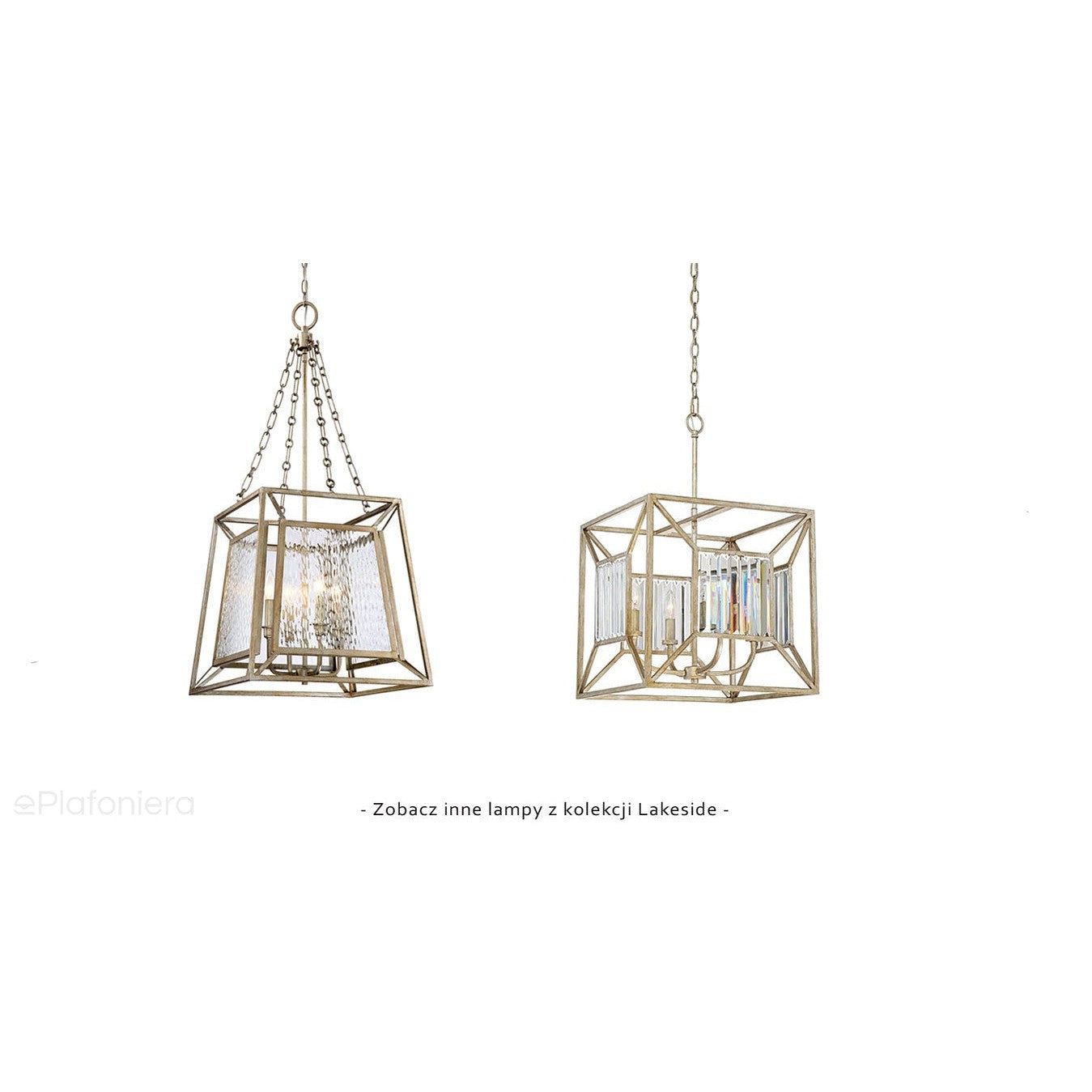 Lakeside - lampa wisząca z kryształami w stylu pałacowym (Quoizel)