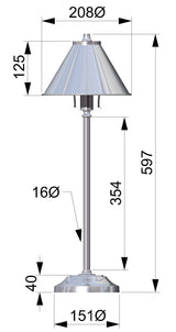 Lampa biurkowa Provence - polerowana miedź - Elstead (1xE14)