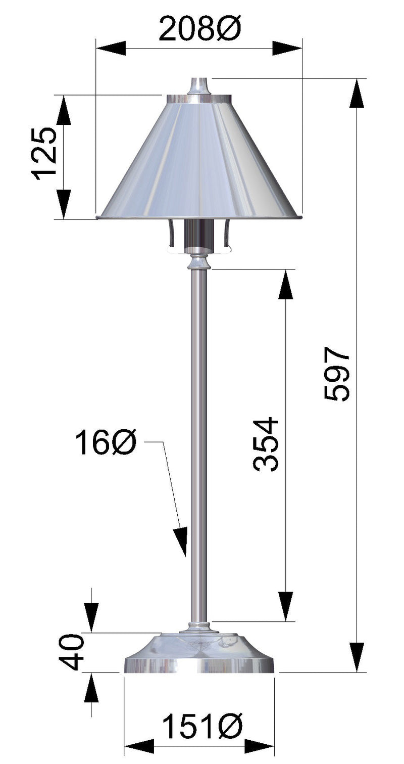 Lampa biurkowa Provence - polerowana miedź - Elstead (1xE14)