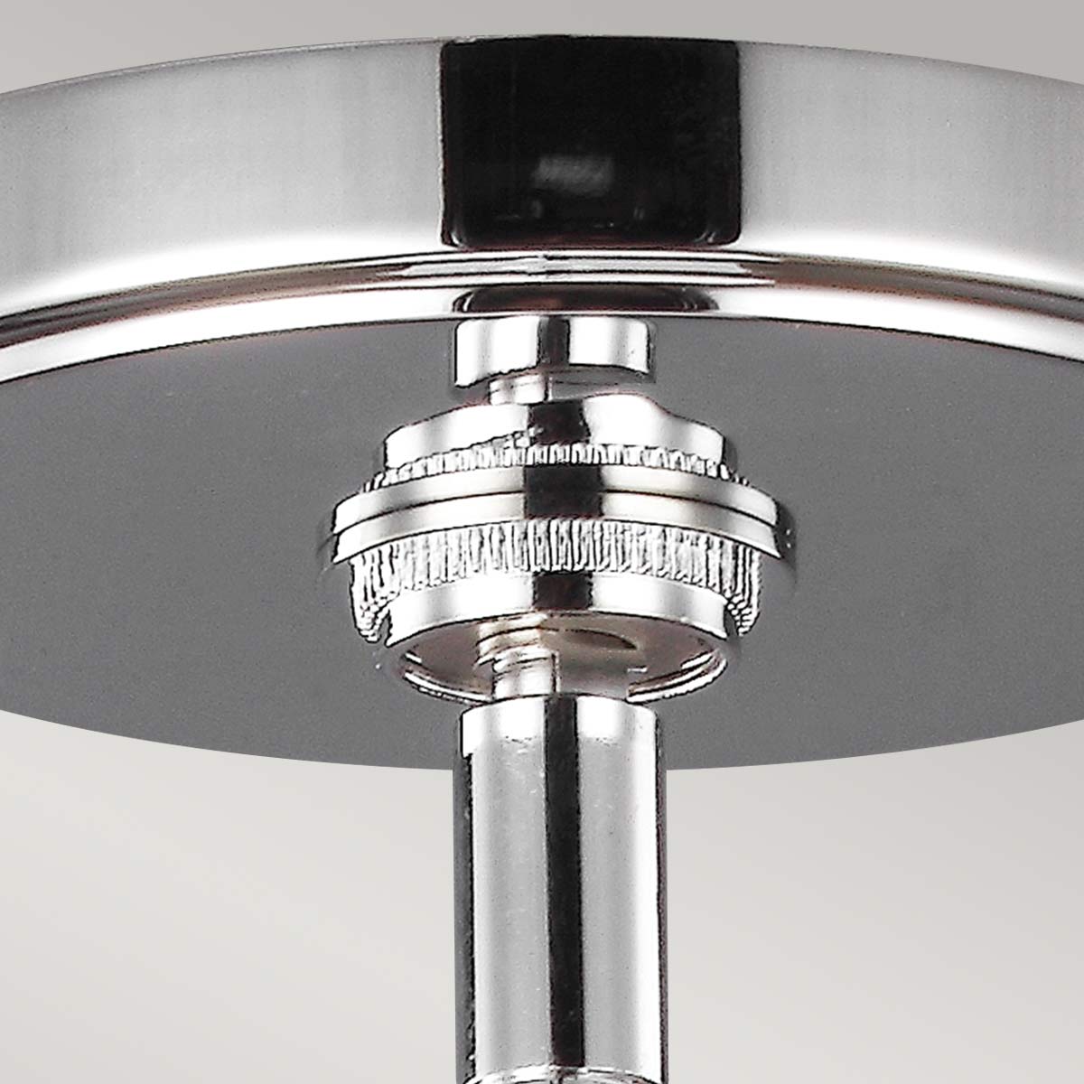 Lampa do łazienki 13cm wisząca szklana - chrom (G9 1x4W) Feiss (Paulson)