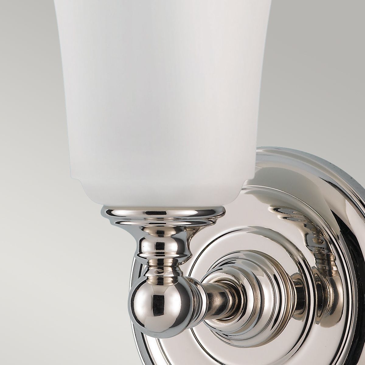 Lampa do łazienki (mleczne szkło, chrom) kinkiet łazienkowy (G9 1x4W) Feiss (Huguenot)