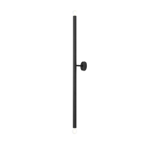 Lampa do salonu, czarny kinkiet Tubo Wall Black L - Aldex (2xE14) 1072D1L