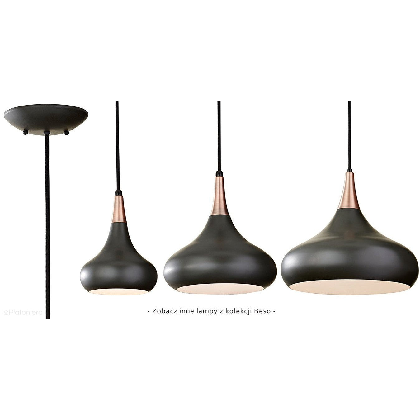 Lampa metalowa 18cm (szczotkowana stal) do kuchni salonu jadalni (1xE27) Feiss (Beso)