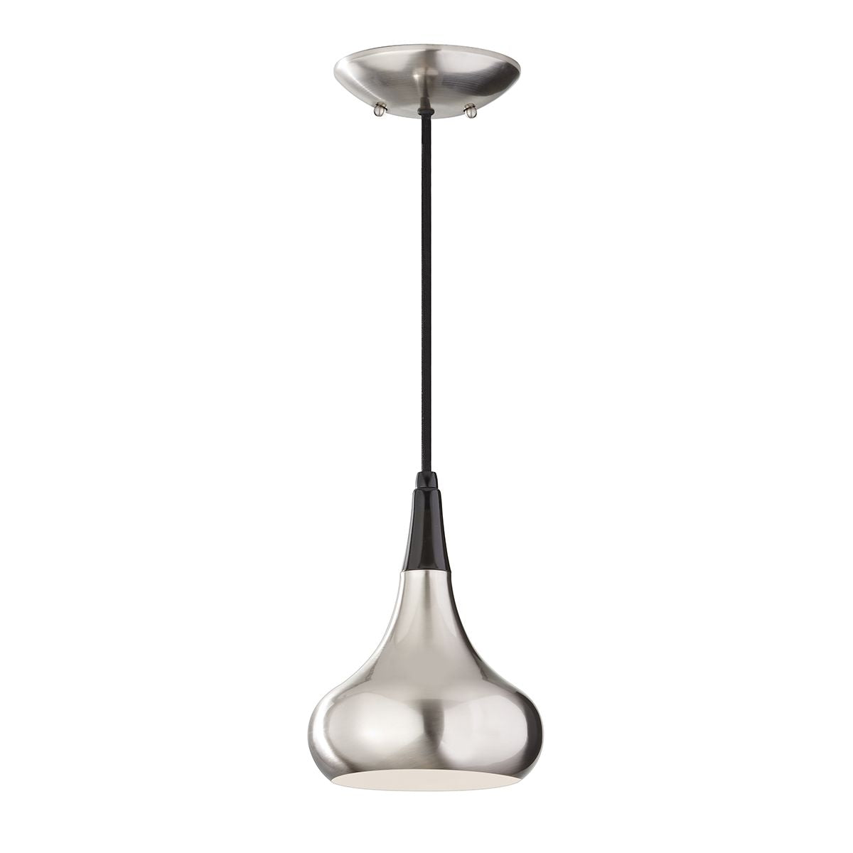 Lampa metalowa 18cm (szczotkowana stal) do kuchni salonu jadalni (1xE27) Feiss (Beso)