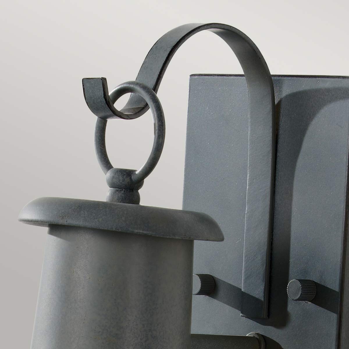 Lampa metalowa loftowa kinkiet - latarnia w starym stylu 1xE27, Feiss (Chelsea Harbor)