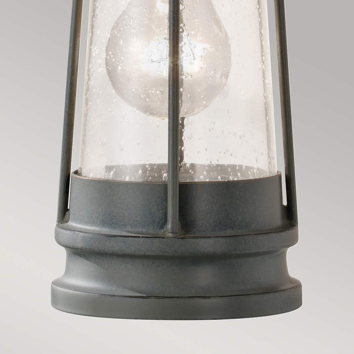 Lampa metalowa loftowa kinkiet - latarnia w starym stylu 1xE27, Feiss (Chelsea Harbor)