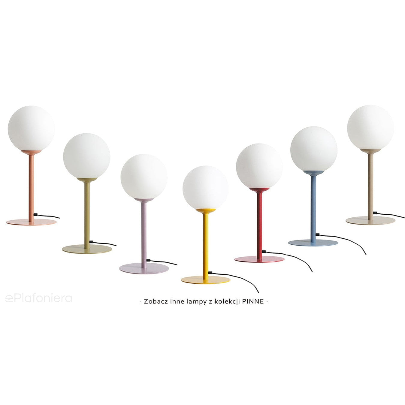Lampa nocna stojąca Pinne Mustard, biurkowa do pokoju dziecięcego - Aldex