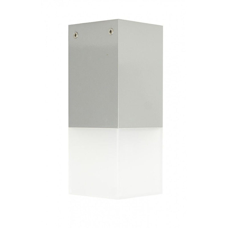 Lampa ogrodowa sufitowa zewnętrzna (grafit/czarny/szary) (20,5cm 1x E27) SU-MA (cube)