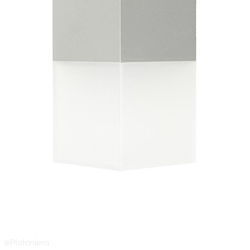 Lampa ogrodowa sufitowa zewnętrzna (grafit/czarny/szary) (22cm 1x E27) SU-MA (cube max)