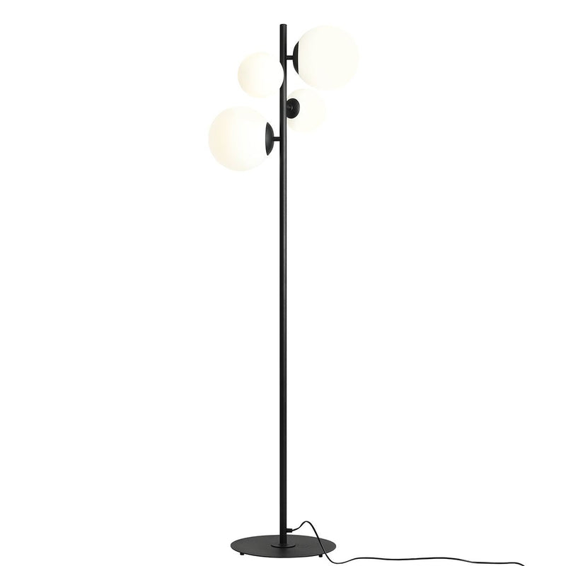 Lampa podłogowa Bloom Floor Black, czarna - Aldex, 1091A1 (2xE14/2xE27)