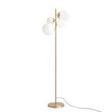 Lampa podłogowa Bloom Floor Brass, mosiądz - Aldex, 1091A40 (2xE14/2xE27)