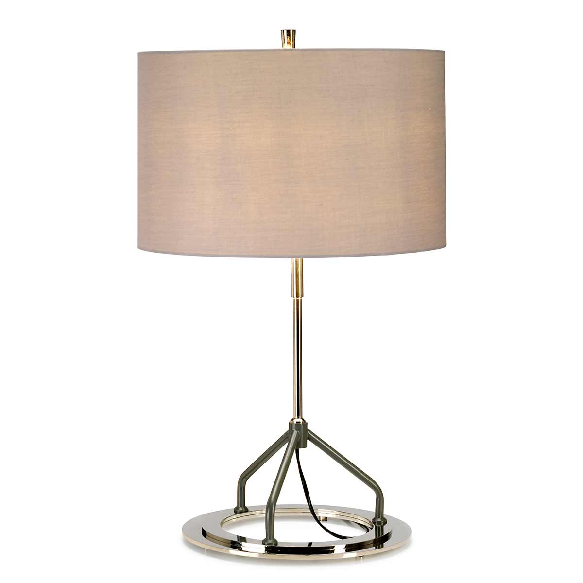 Lampa stojąca 65cm - stołowa (nikiel -szara) do salonu sypialni gabinetu (1xE27) Elstead (Vicenza)