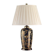 Lampa stojąca Black Birds 74cm - stołowa (wzorzysta porcelana) do sypialni salonu (1xE27) Elstead