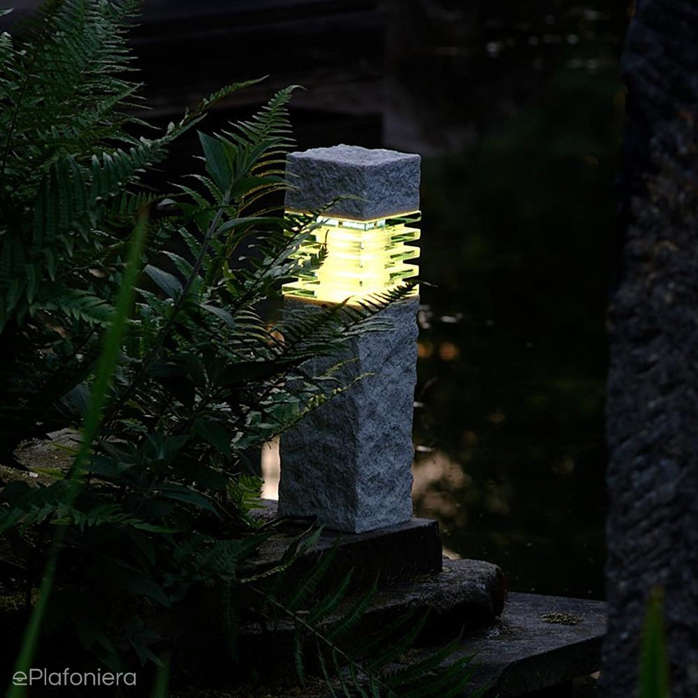 Lampa stojąca (Nepos 40cm/Titan 60cm) ogrodowa zewnętrzna słupek IP 44 (3W, 3000K) (system 12V LED)