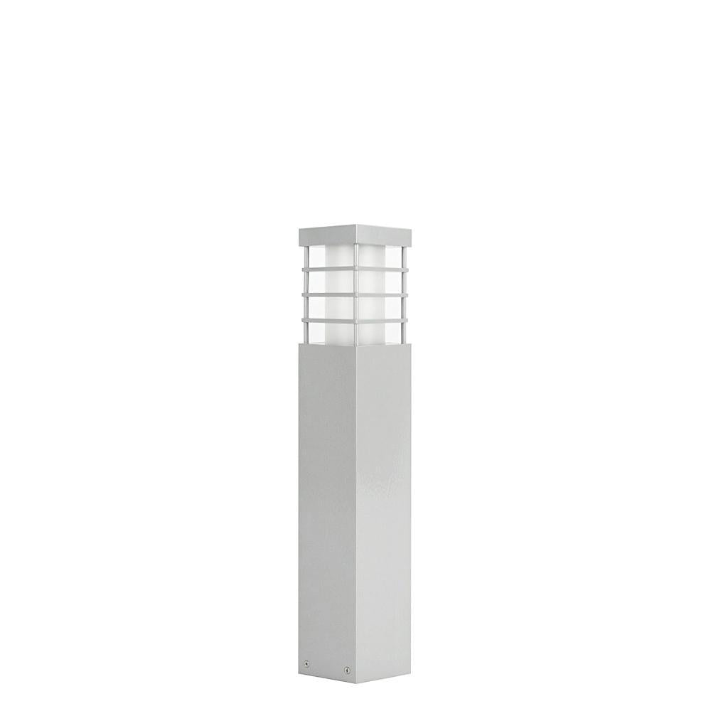 Lampa stojąca - słupek (Rado II) ogrodowa zewnętrzna (grafit/czarna/szara) (1x E27) SU-MA