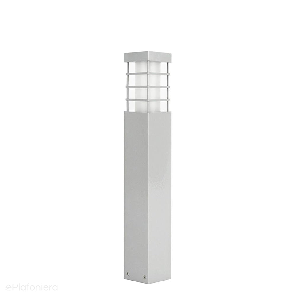 Lampa stojąca - słupek (Rado II) ogrodowa zewnętrzna (grafit/czarna/szara) (1x E27) SU-MA